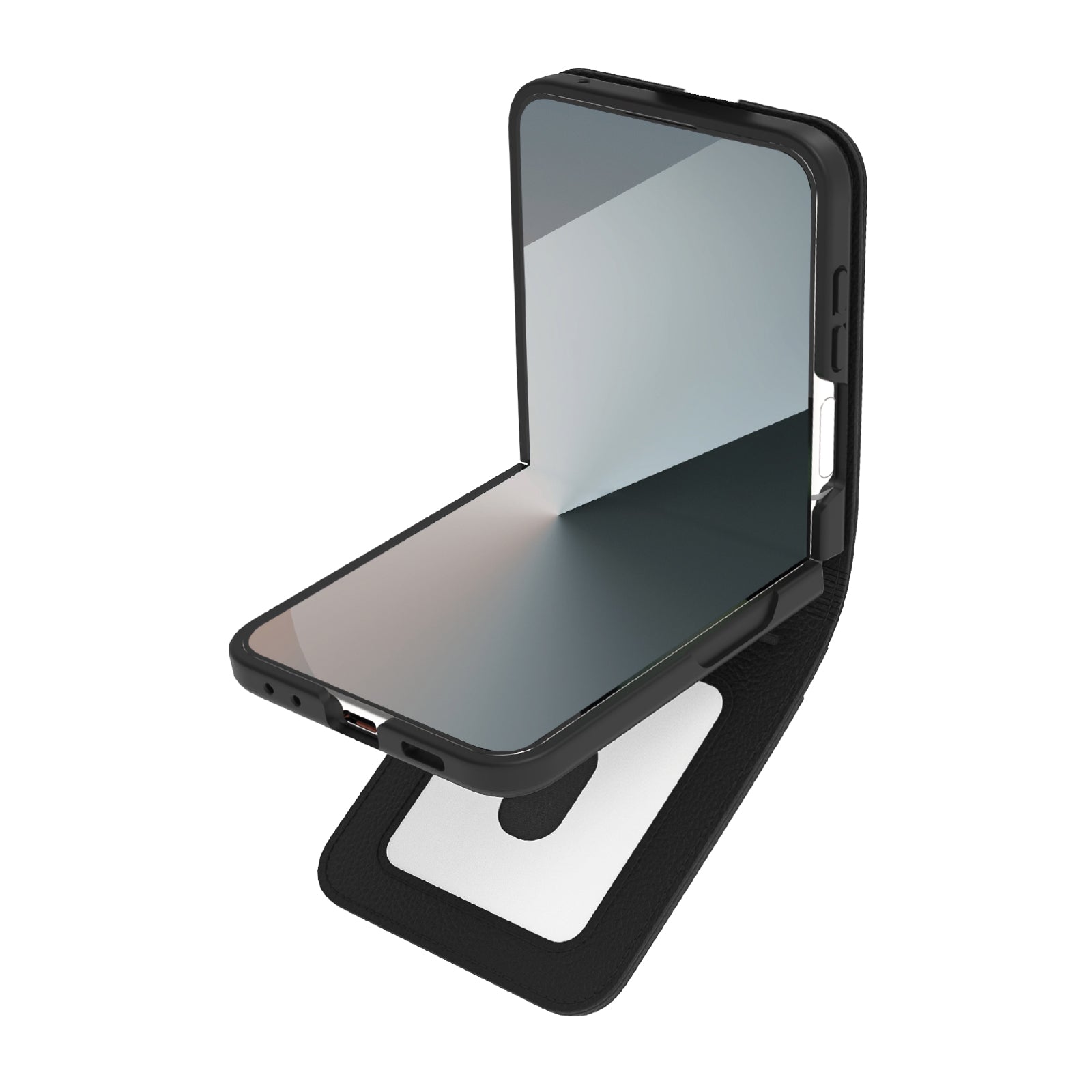 Flip case with magnetic closure and card holder for Samsung Z Flip 7