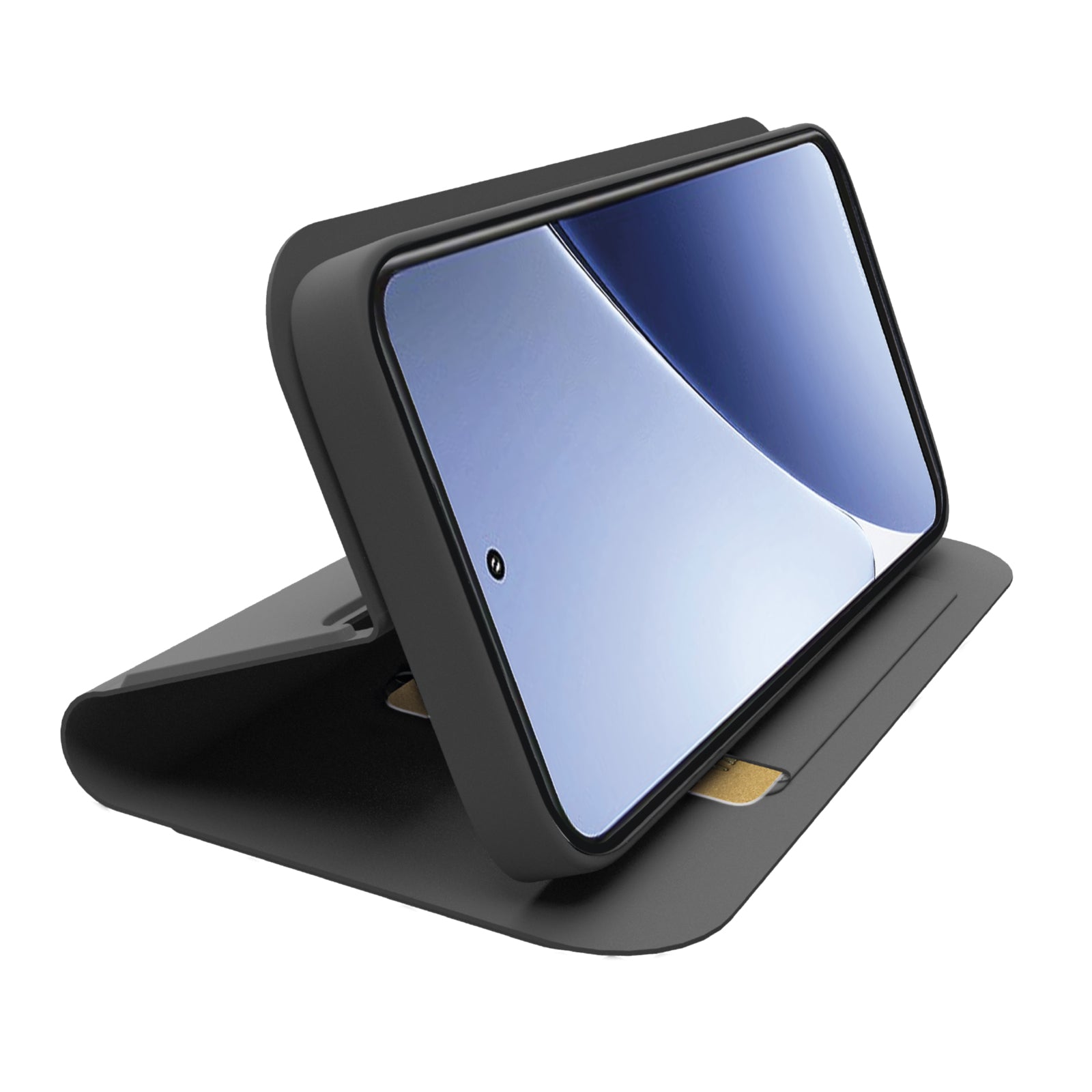 Custodia a libro con supporto stand e superficie soft touch per Xiaomi 15 Pro