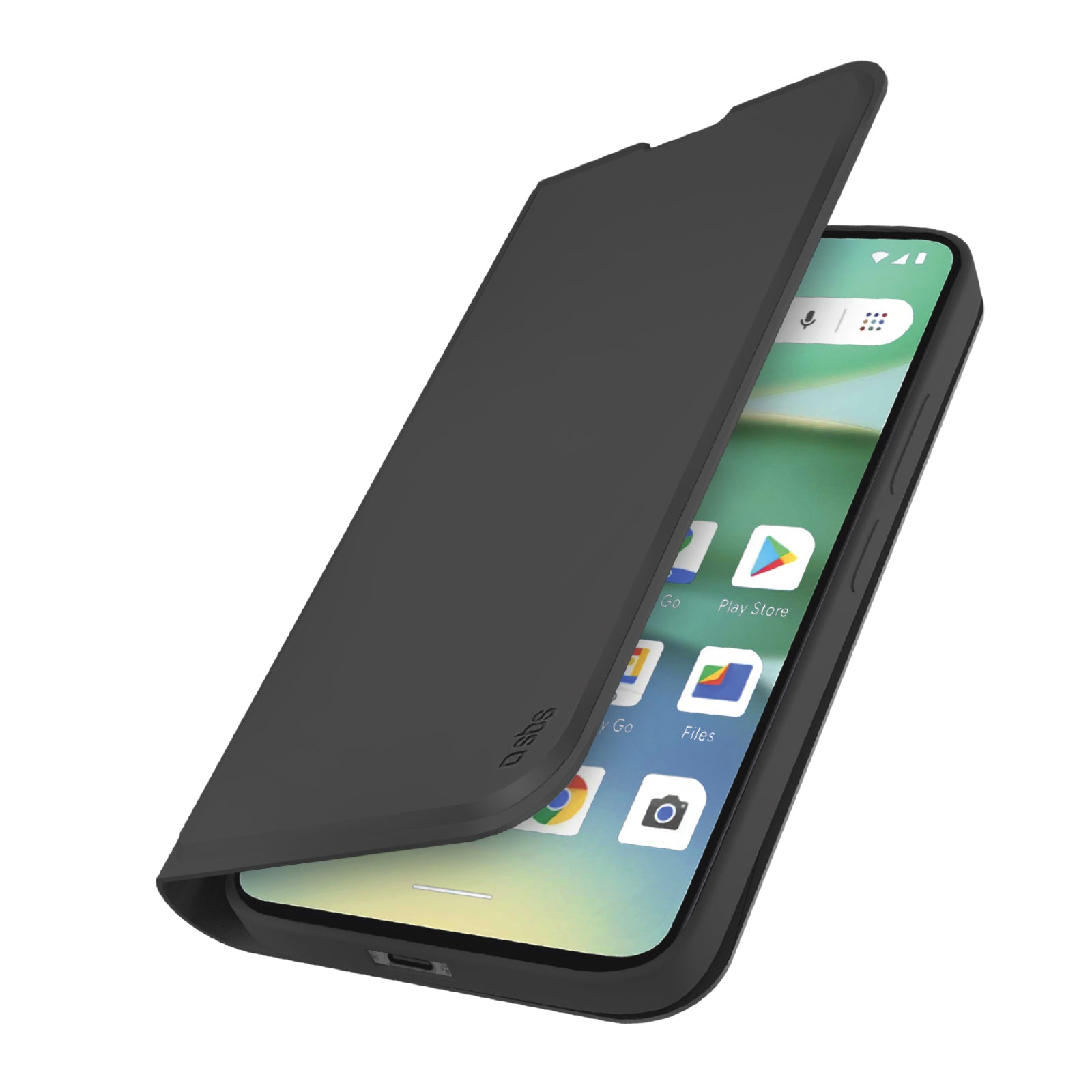Custodia a libro con supporto stand, soft touch per Xiaomi Redmi A5 (171mm)