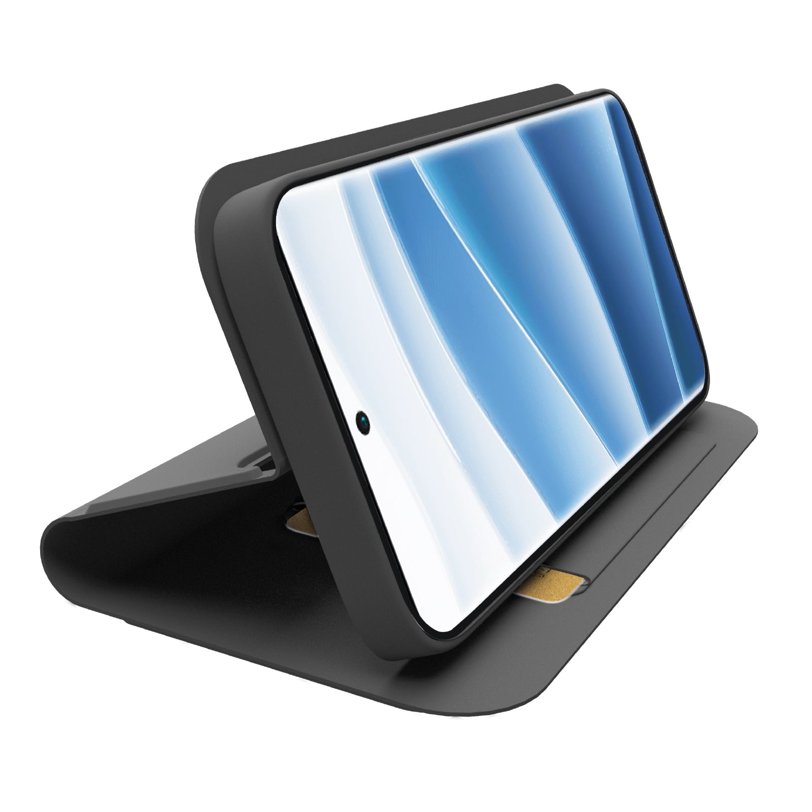 Custodia a libro con supporto stand e superficie soft touch per Xiaomi Redmi Note 14 Pro