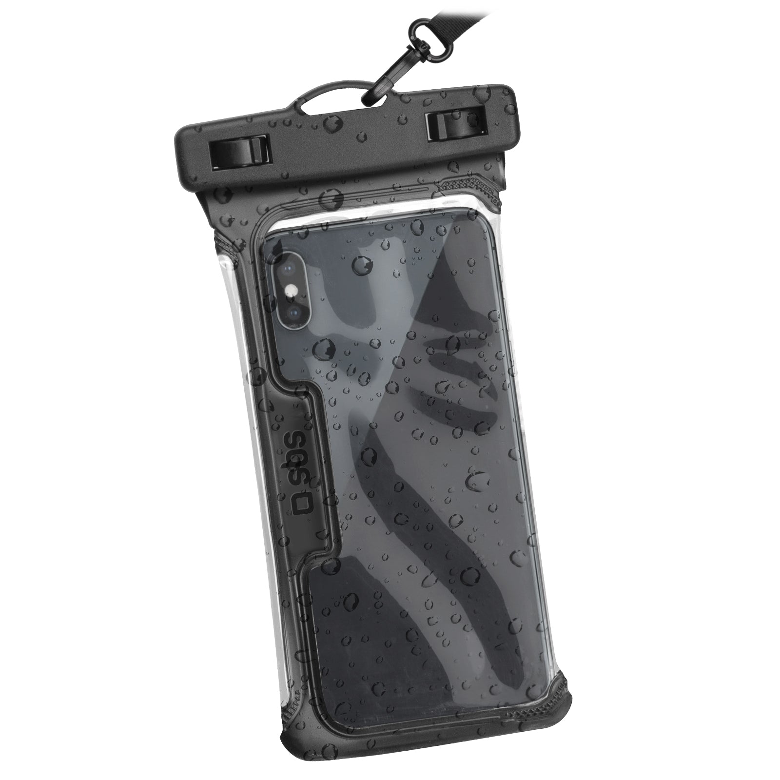 Waterproof case for smartphone up to 5.5"