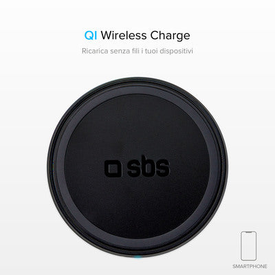 Caricatore Qi Wireless con base di ricarica ultra rapida 15 Watt
