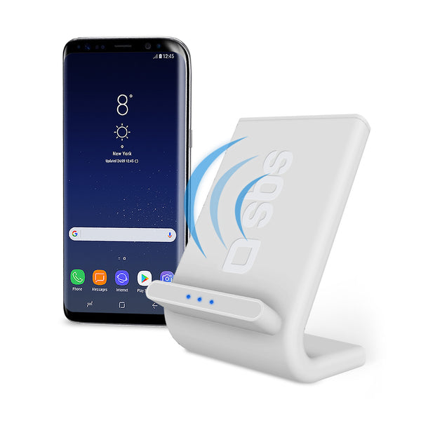 Desktop wireless charger for smartphones