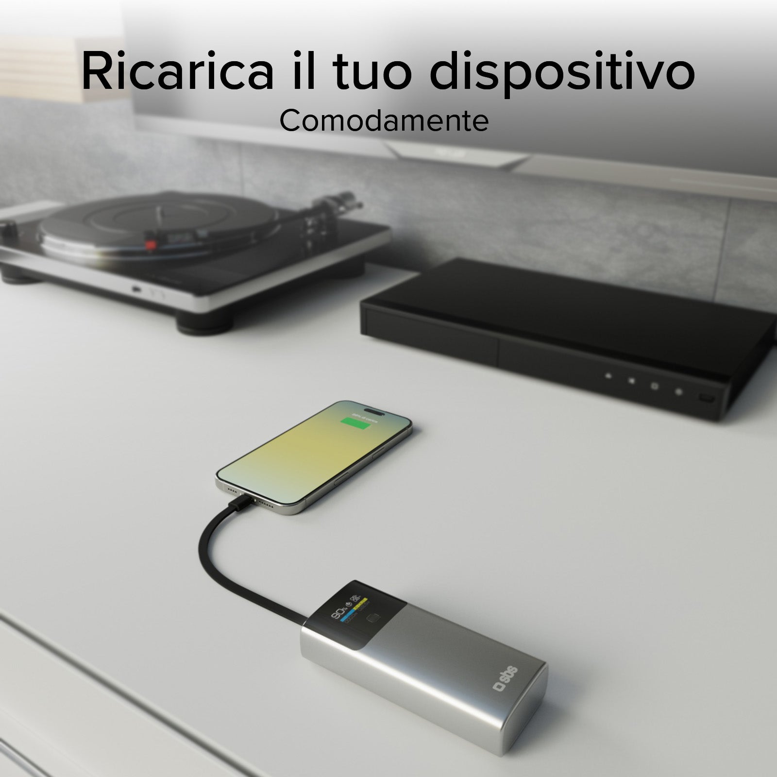 Power Bank 10,000 mAh with LCD PD 20W