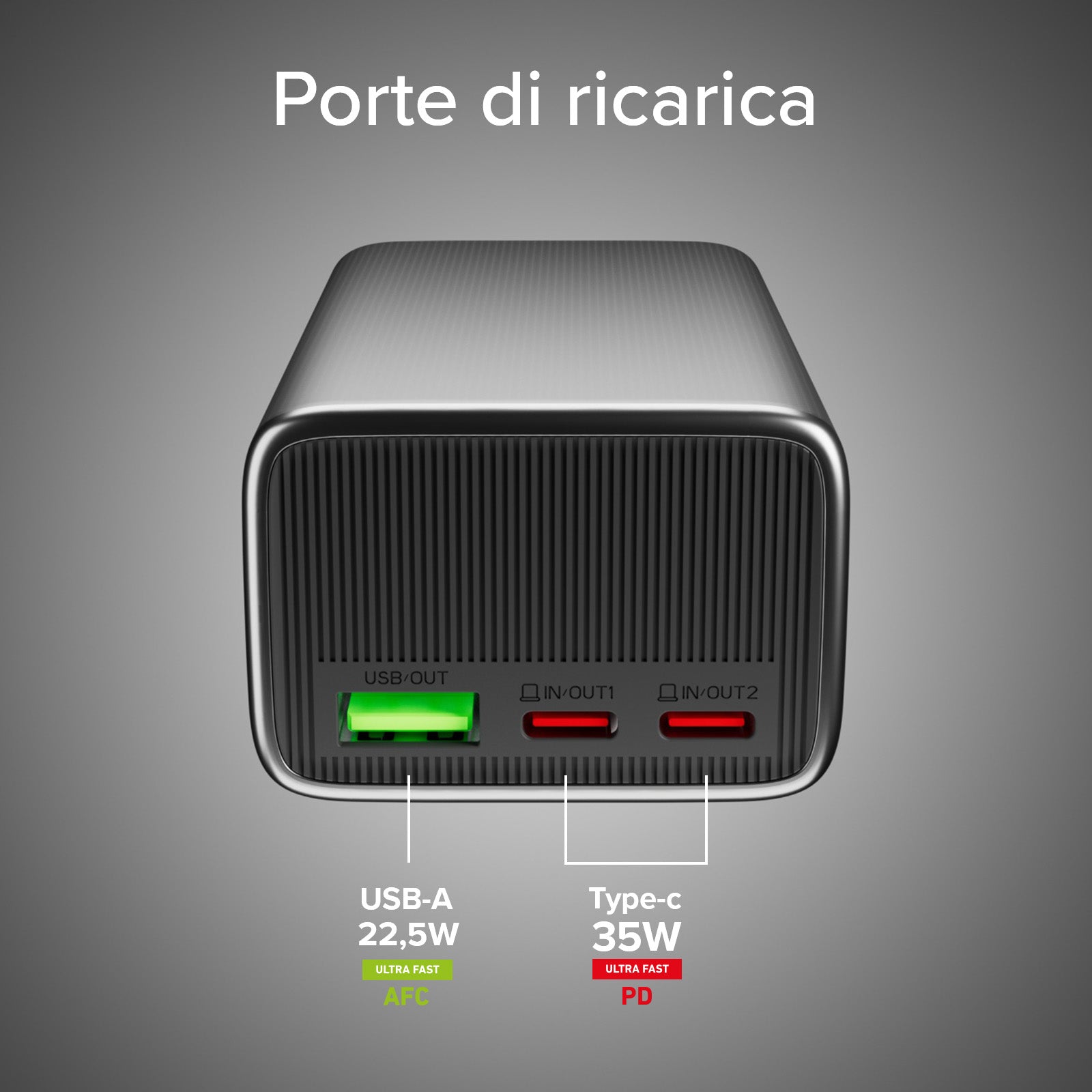10,000 mAh LCD Power Bank with 35 W PD