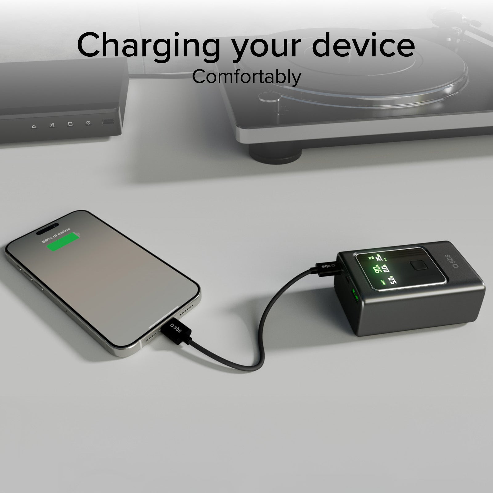 10,000 mAh LCD Power Bank with 35 W PD