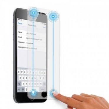 Verre de protection avec boutons intelligents pour iPhone 6/6S