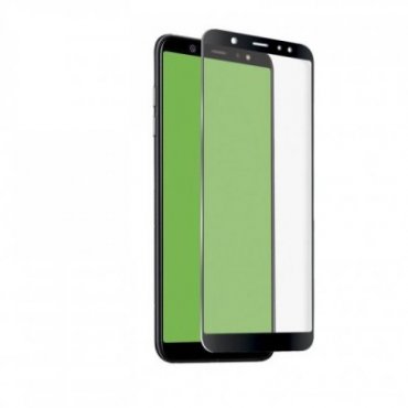 Glass screen protector 4D Full Screen per Samsung Galaxy A6 con applicatore