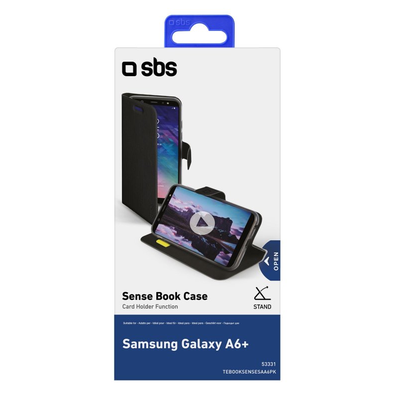Samsung Galaxy A6+ Book Sense case