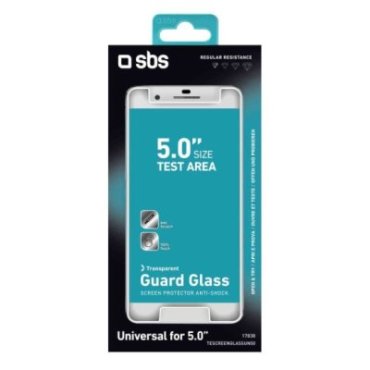 Glass screen protector for Smartphone up to 5\"