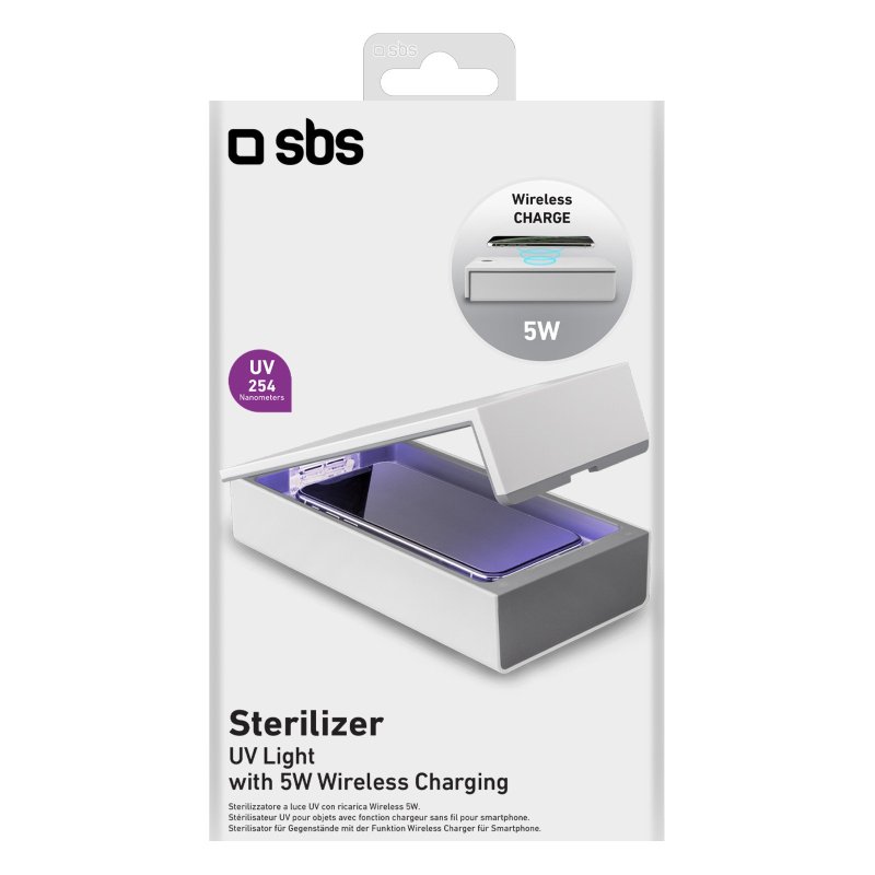 UV steriliser with 5W wireless charging