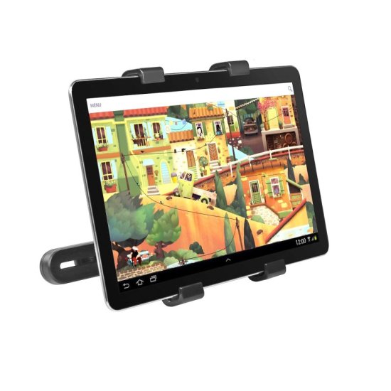 SBS Mount Pro Tablet Kopfstützenhalter mit Clip - Schwarz 1-7339622 