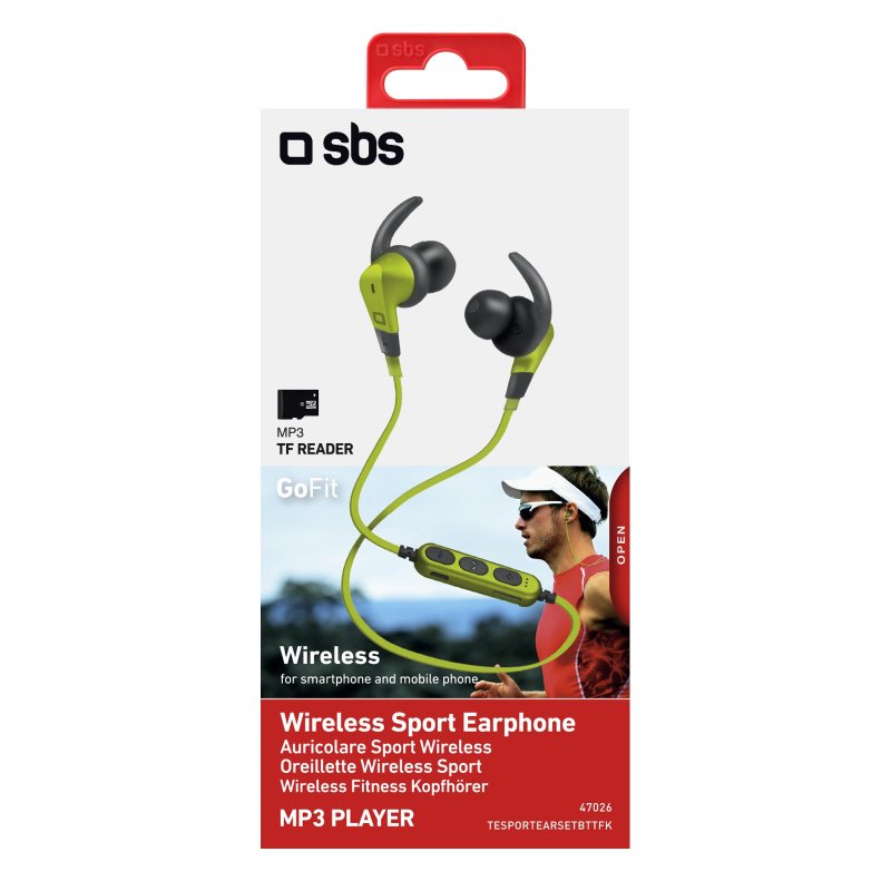 Wireless earset with MP3 player