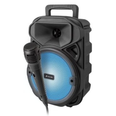 Wireless karaoke speaker with microphone