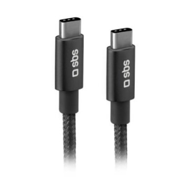 Cable USB-C - USB-C para recarga Power Delivery de 25 W y datos