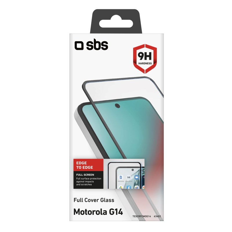 Full Cover Glass Screen Protector for Motorola G14