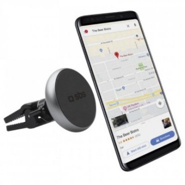 Wide Round magnetic car mount with adjustable clip