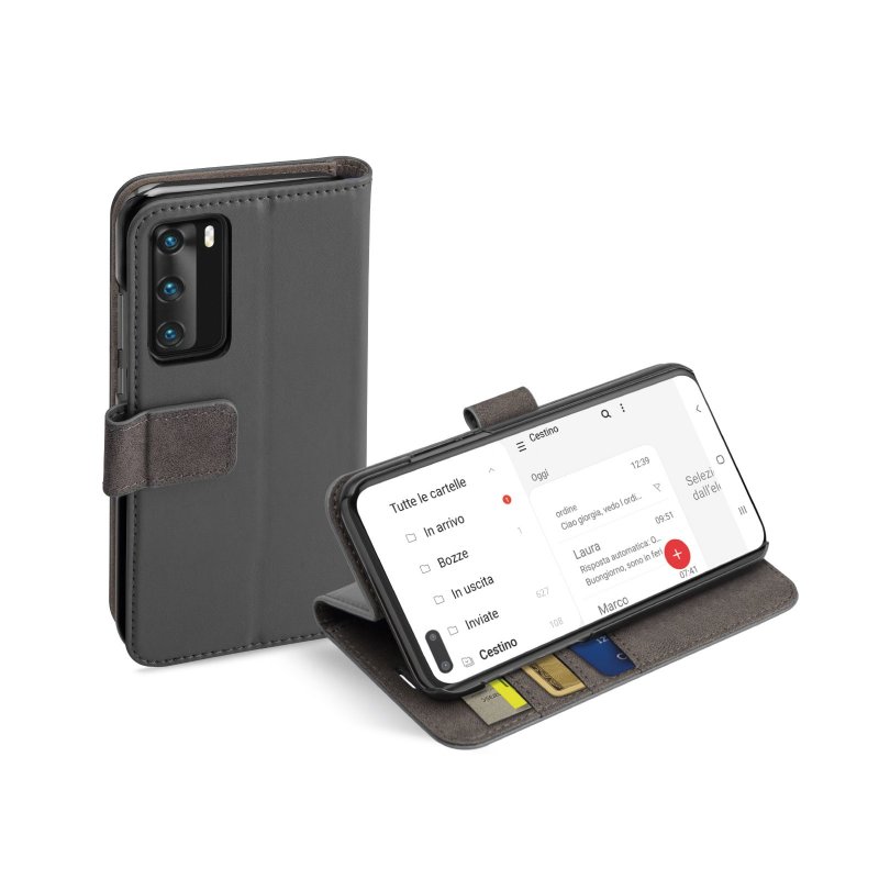 Book Wallet Case with stand function for Huawei P40