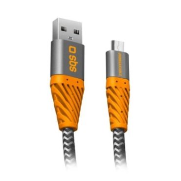 USB 2.0 Aramid Fibre Reflective Cable - Micro USB
