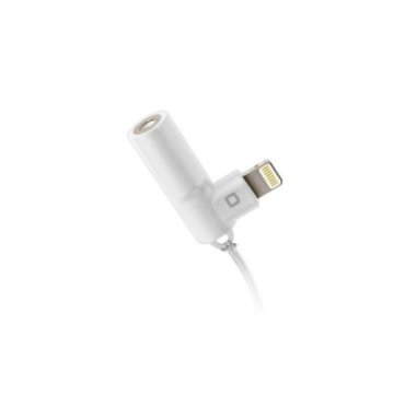 Lightning to 3.5 mm jack adapter with 90° connector