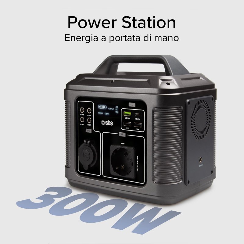 Portable charging station 64,000 mAh at 300 Watts of power