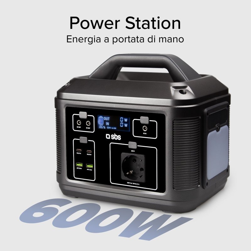 Portable charging station 120,000 mAh at 600 Watts of power