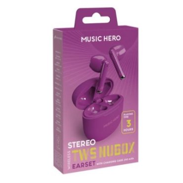 Nubox - True Wireless Stereo semi in-ear headphones