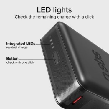 10,000 mAh powerbank with Power Delivery technology
