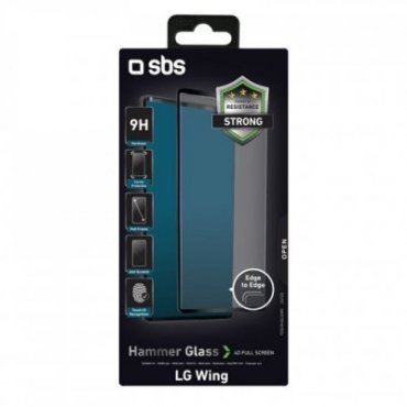 4D Full Glass Screen Protector for LG Wing