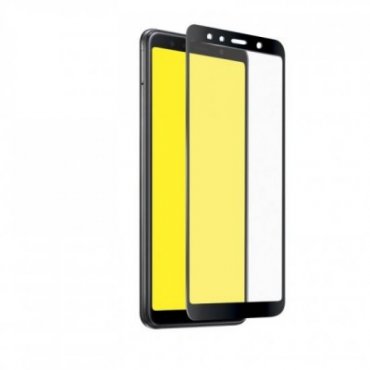 Glas Displayschutz Full Cover für Samsung Galaxy A7 2018