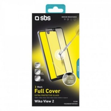 Full Cover glass screen protector for Wiko View 2