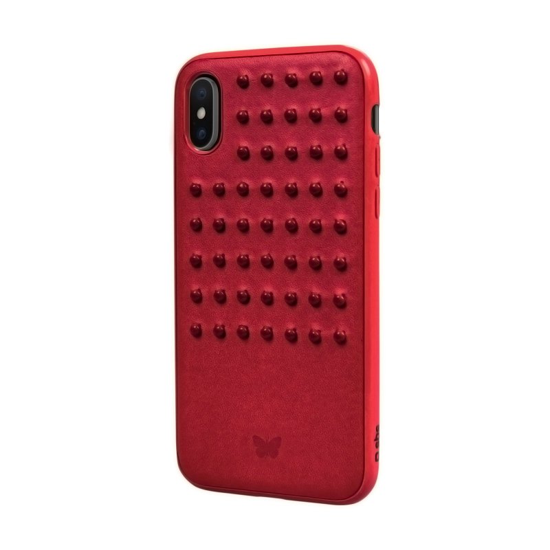 Studded cover with studs for iPhone XS/X