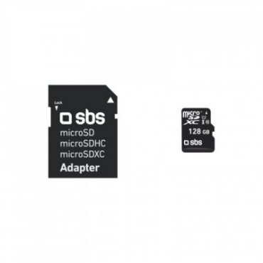 Micro SDXC 128 GB clase 10 con adaptador