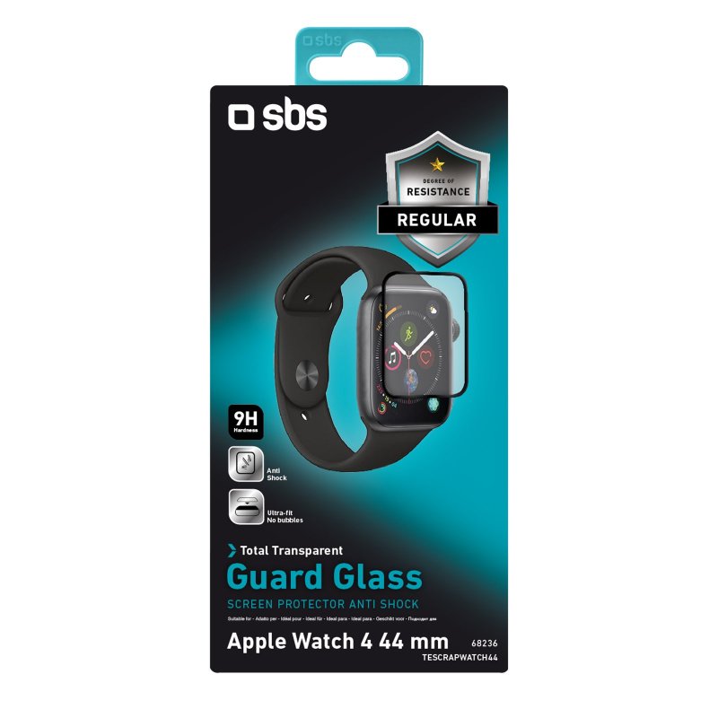 Glass screen protector for Apple Watch 4, 44 mm