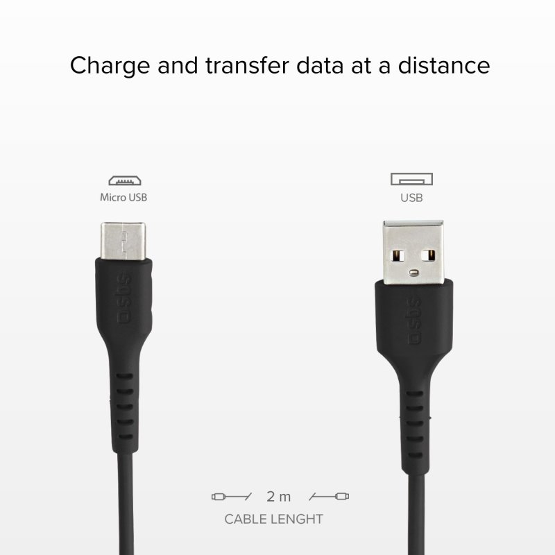 unique mercenary Attend Charging cable with USB 2.0 and Micro-USB outputs