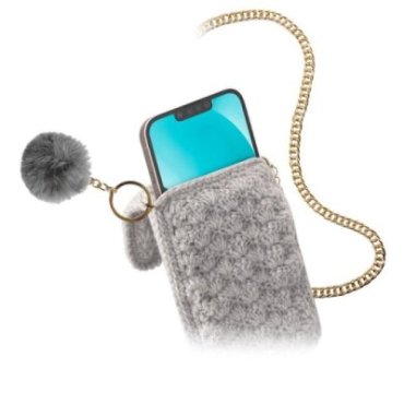 Winter handbag for phones up to 6.8\"