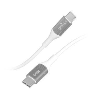 USB-C to USB-C data and charging cable with recycling kit