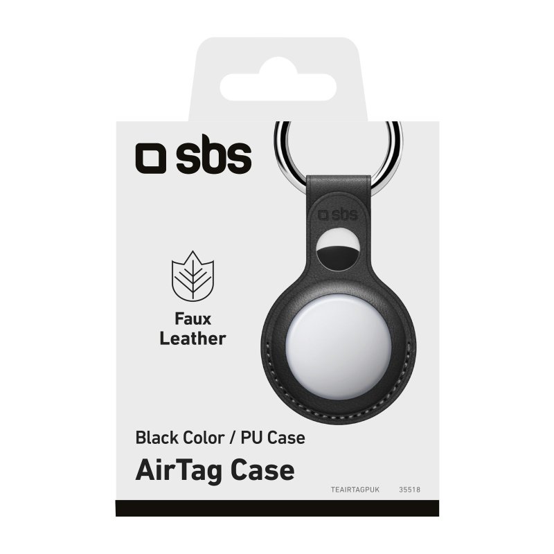 Schlüsselanhänger für Apple AirTag Hülle Case Koffer Anhänger Kunststoff  Schwarz
