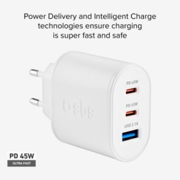 55W Battery Charger - Ultra-fast charge with Power Delivery