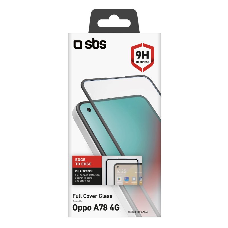 Full Cover Glass Screen Protector for Oppo A78 4G