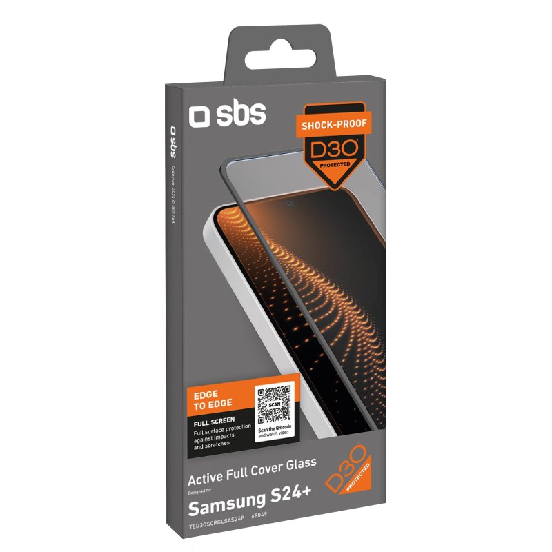 Ultra-strong screen protector for Samsung Galaxy S24+ with D3O technology