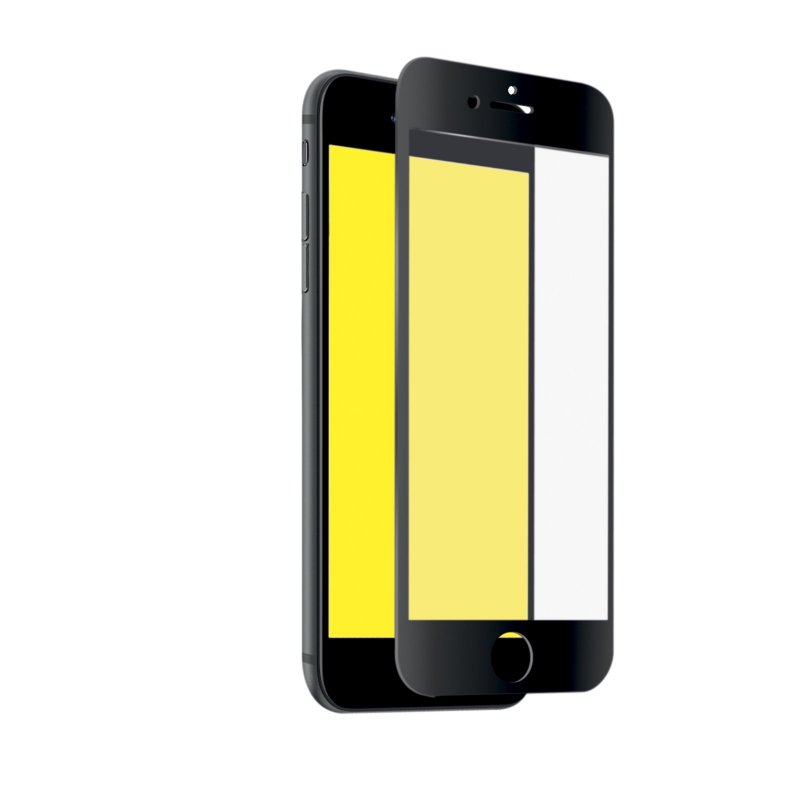Apple iPhone 8 plus 7 plus 5.5" Baseus protección lámina de vidrio full cover película negro 
