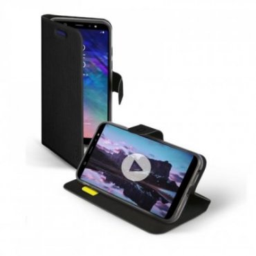 Book case for Samsung Galaxy A6+ with stand function