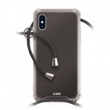 School cover with neck strap for iPhone XS/X