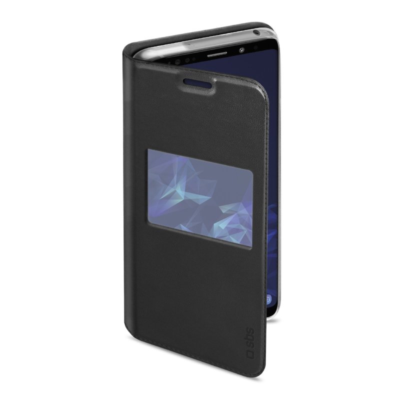 niettemin hier informatie Book case with touch window for Samsung Galaxy S9+