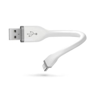 Power and data cable USB - Lightning with key chain