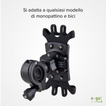 360° rotatable mobile phone holder for bicycles and scooters