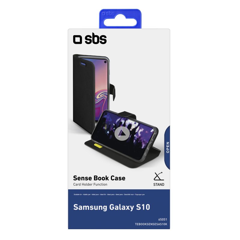 Sense Book case for Samsung Galaxy S10
