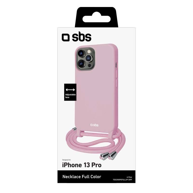 Colourful cover with neck strap for iPhone 13 Pro