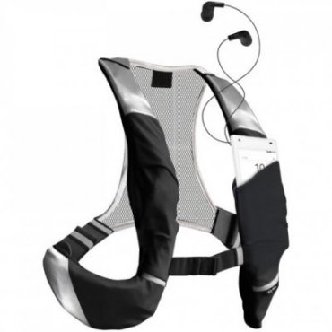 Zaino sportivo a imbracatura regolabile con tasca porta smartphone, taglia XL
